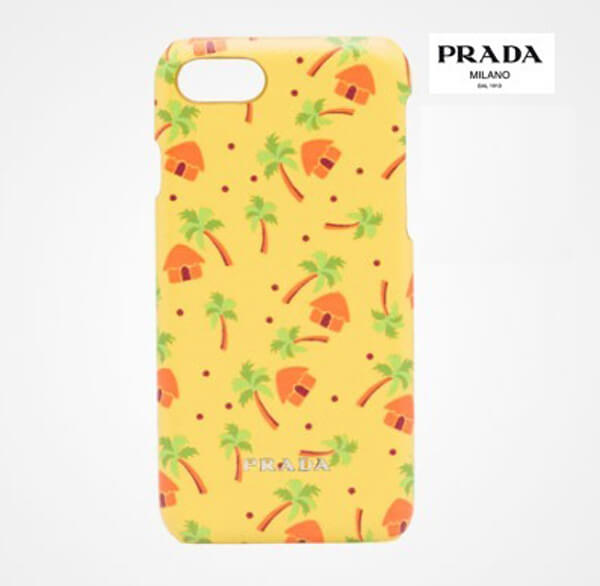 2017人気新作 PRADA プラダコピー iPhone スマホケース トロピカル風